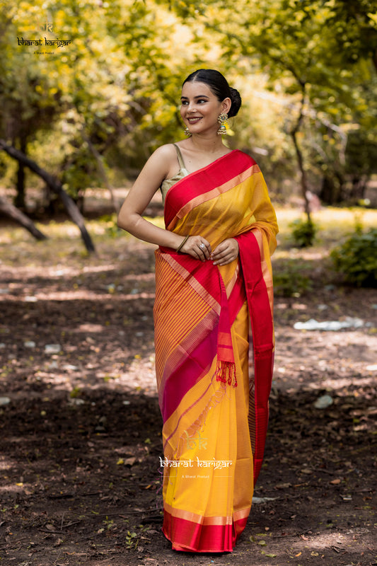 Maheshwari handloom Saree -Product code-THA024