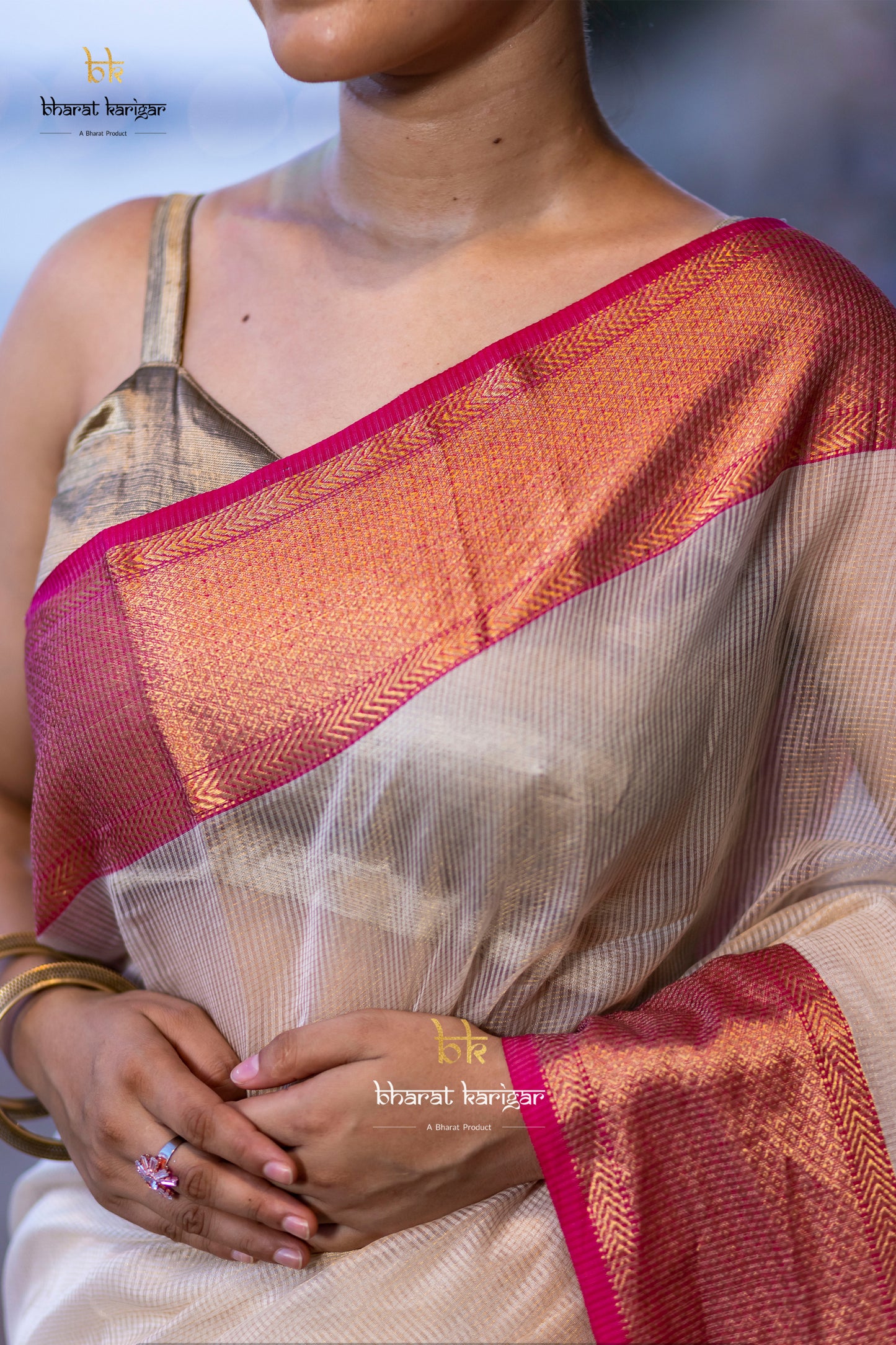 Banarasi mashru handloom Silk code-BYD085