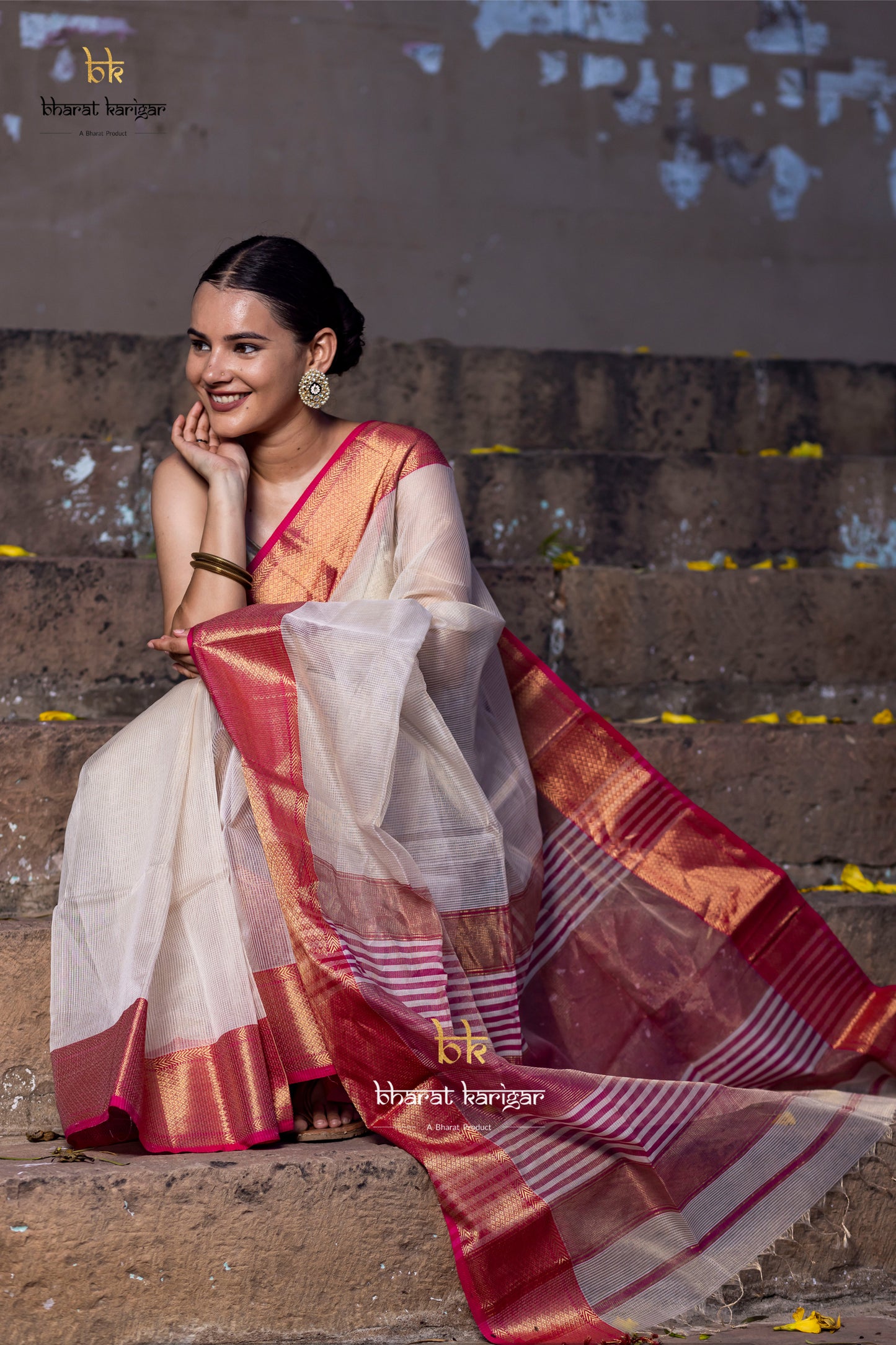 Banarasi mashru handloom Silk code-BYD085