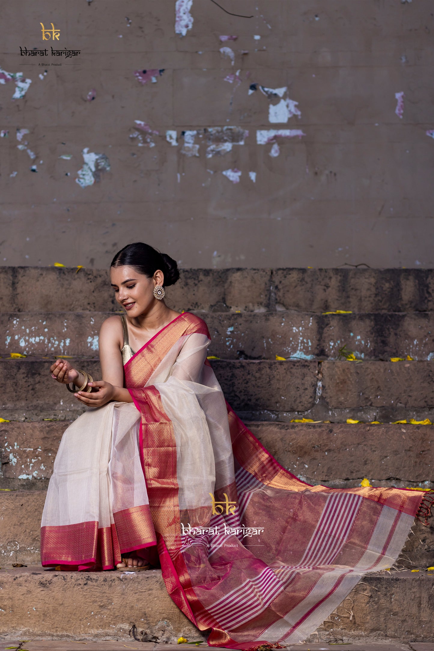 Banarasi mashru handloom Silk code-BYD085