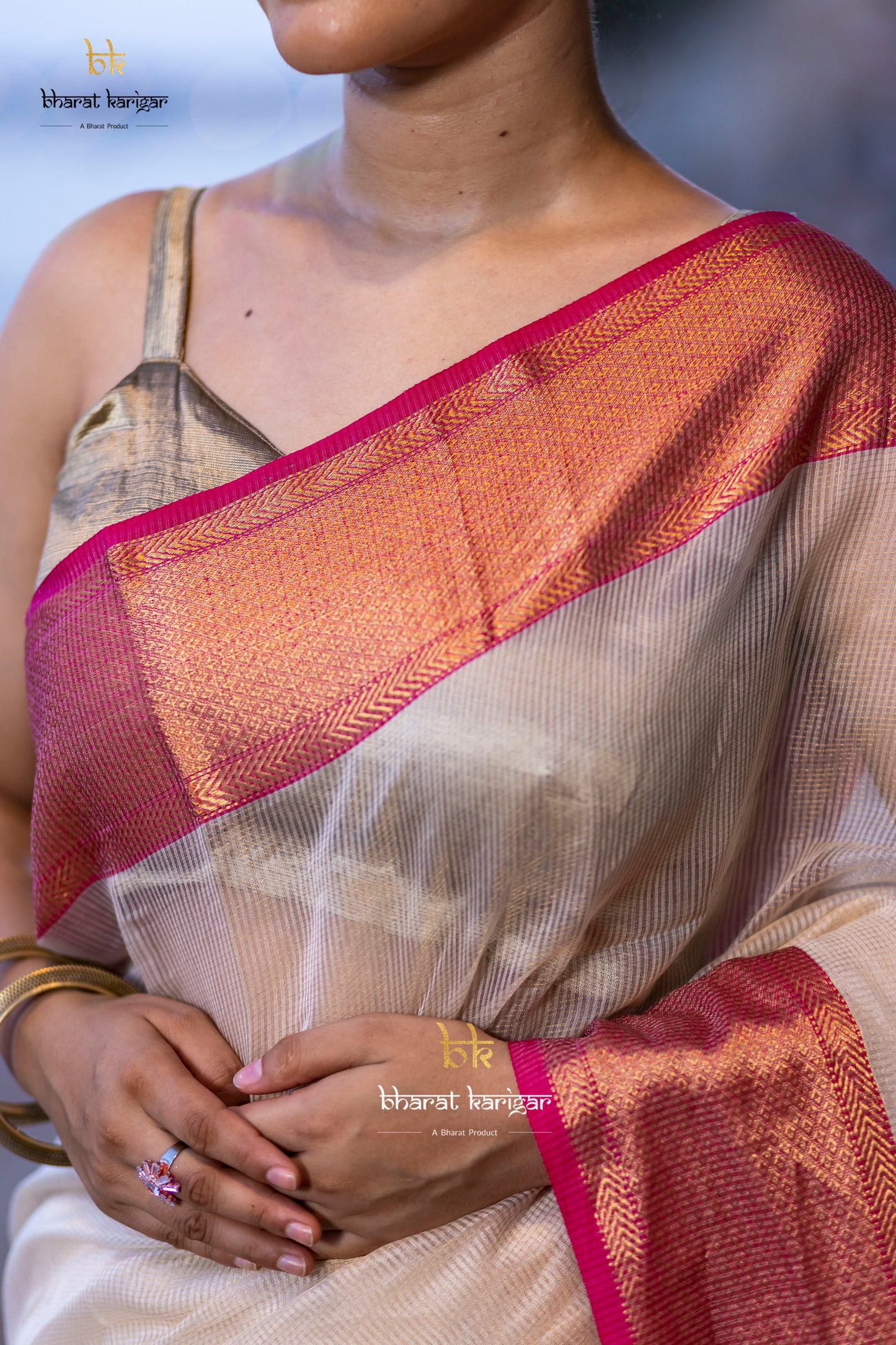 Maheshwari handloom Saree -Product code-THA030