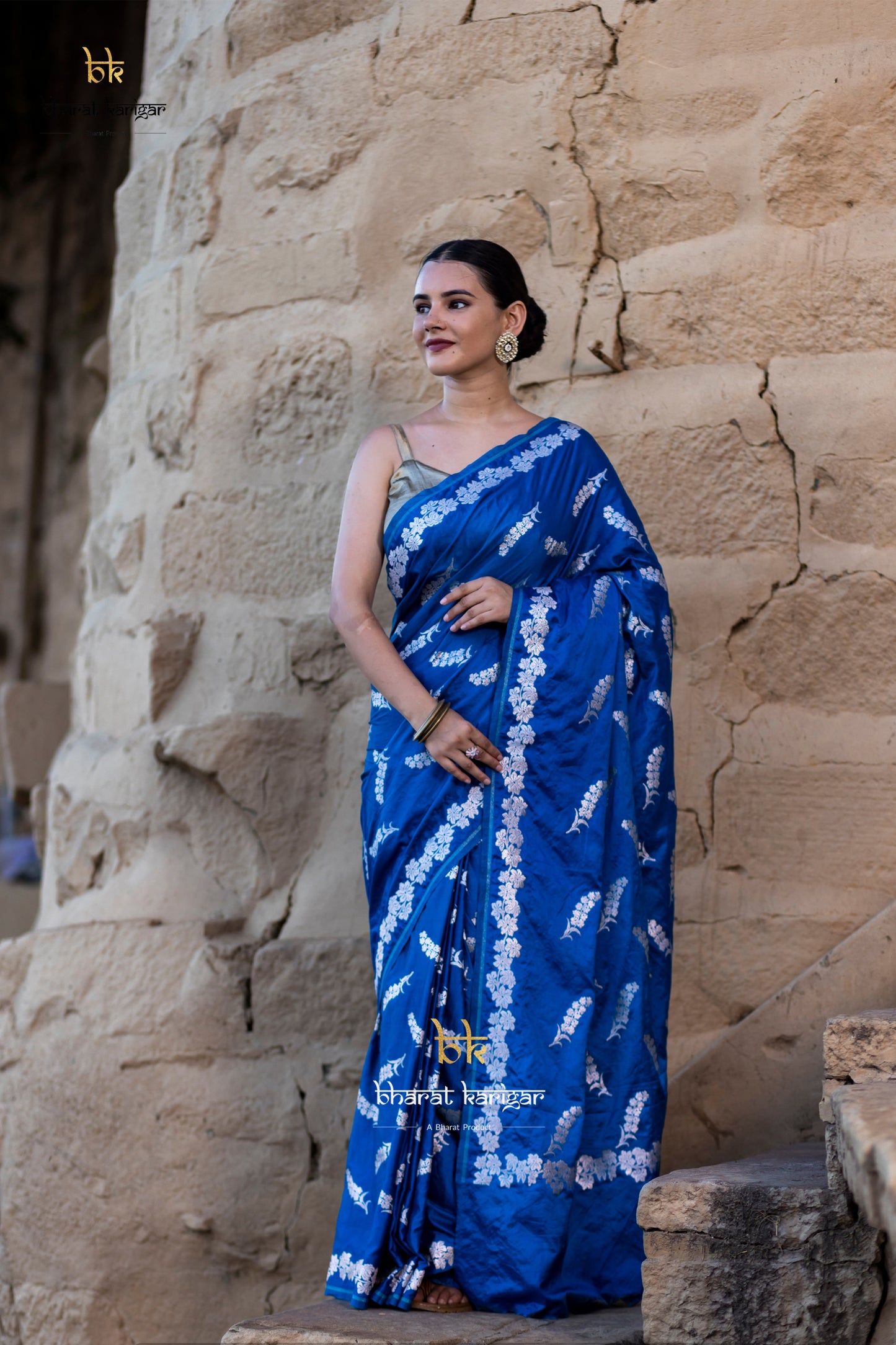 Banarasi mashru handloom Silk code-BYD078