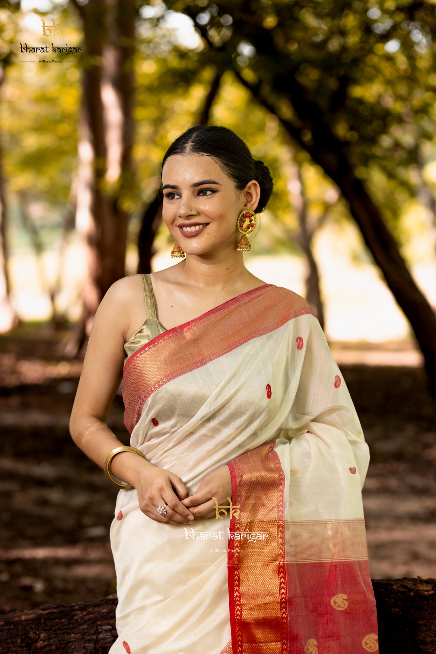 Maheshwari handloom Saree -Product code-THA029
