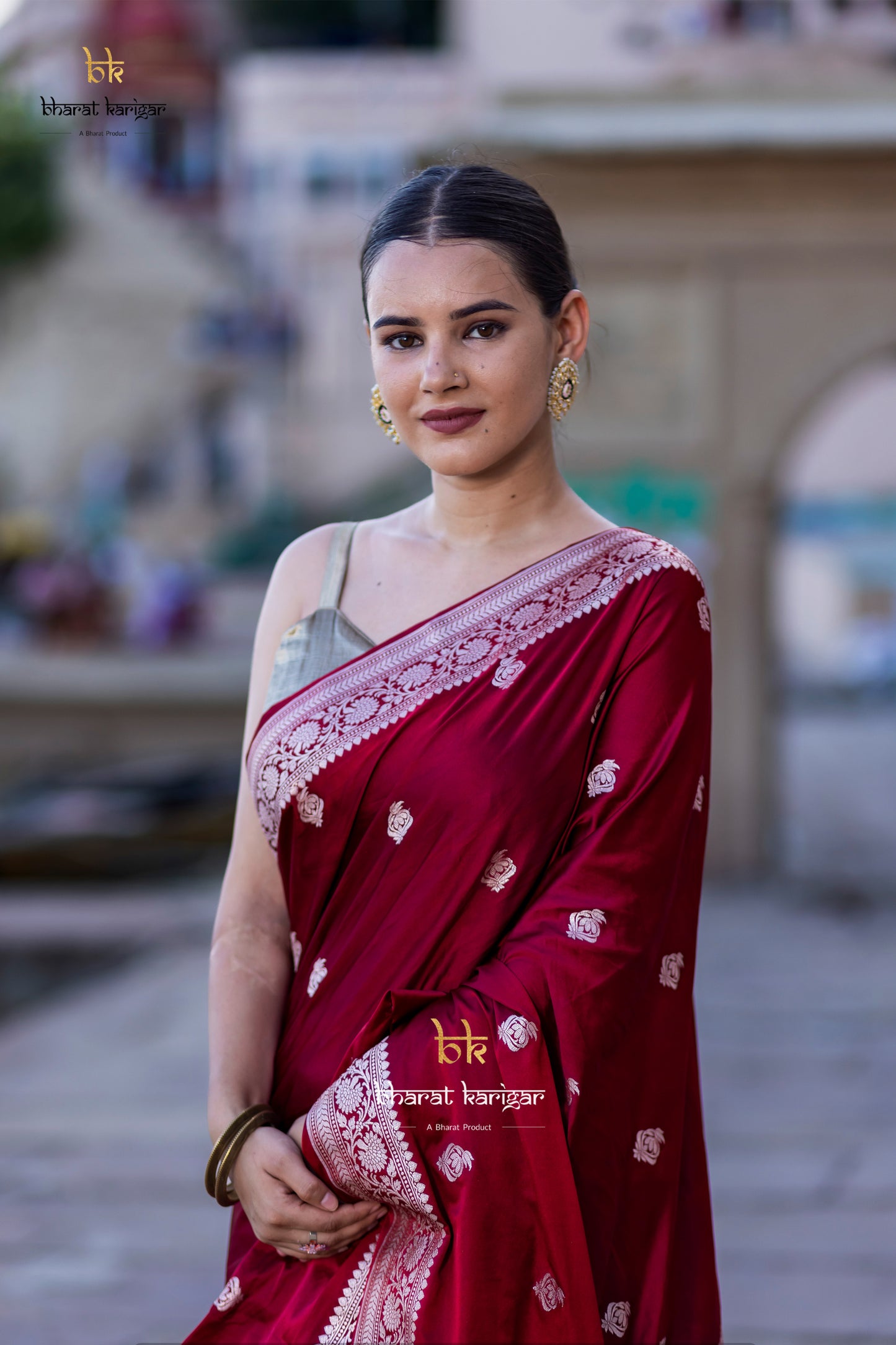 Banarasi mashru handloom Silk code-BYD077