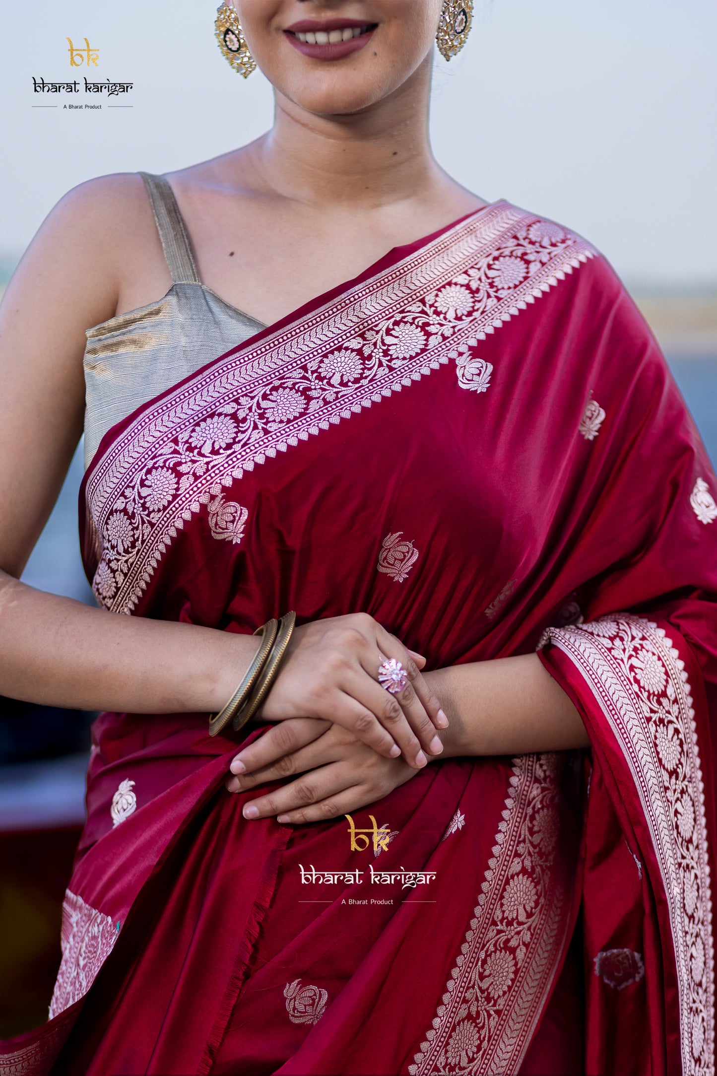 Banarasi mashru handloom Silk code-BYD077