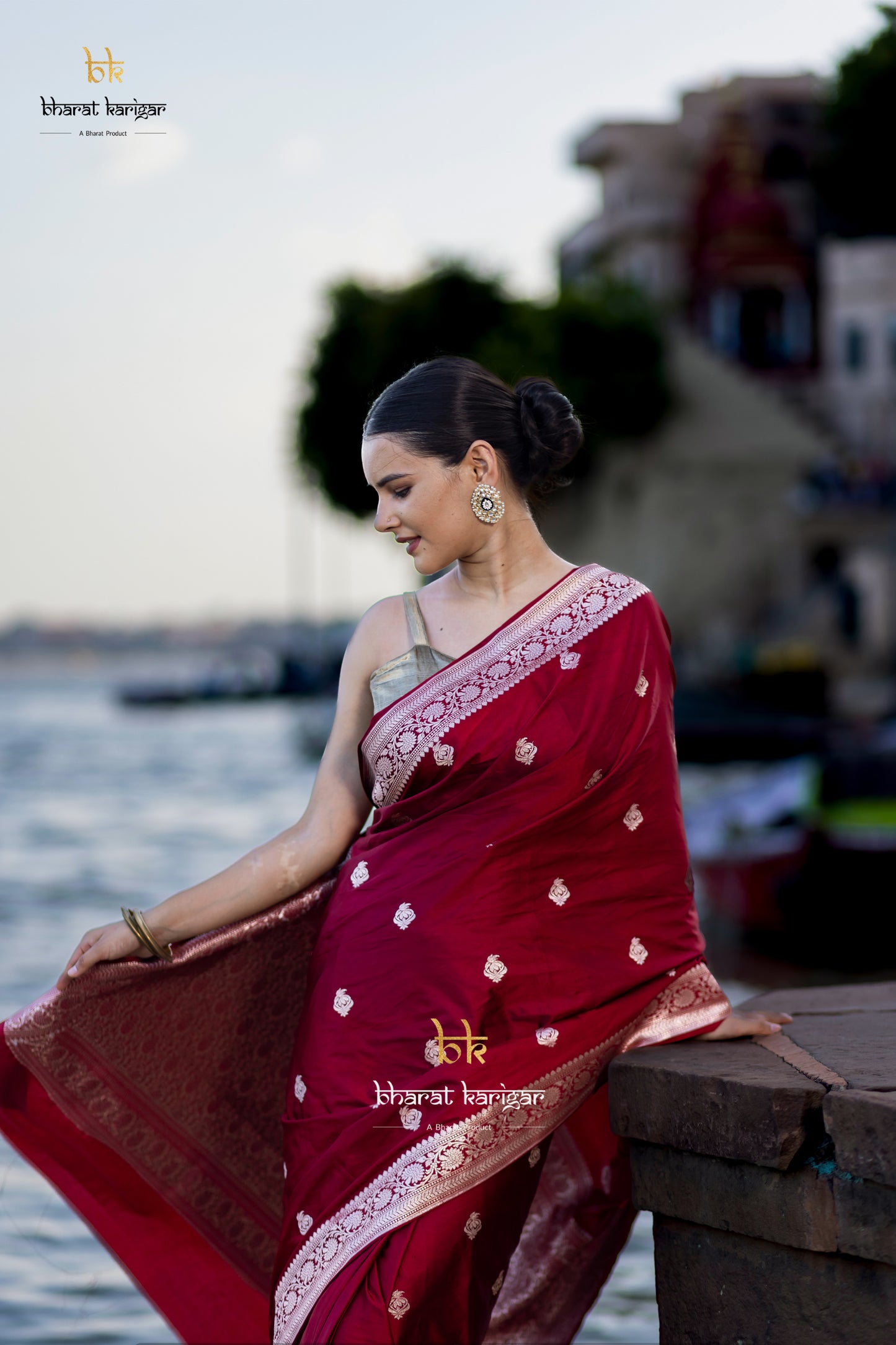 Banarasi mashru handloom Silk code-BYD077