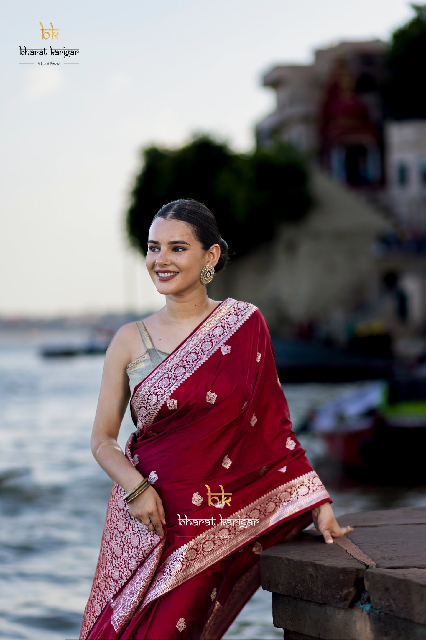 Banarasi mashru handloom Silk code-BYD077