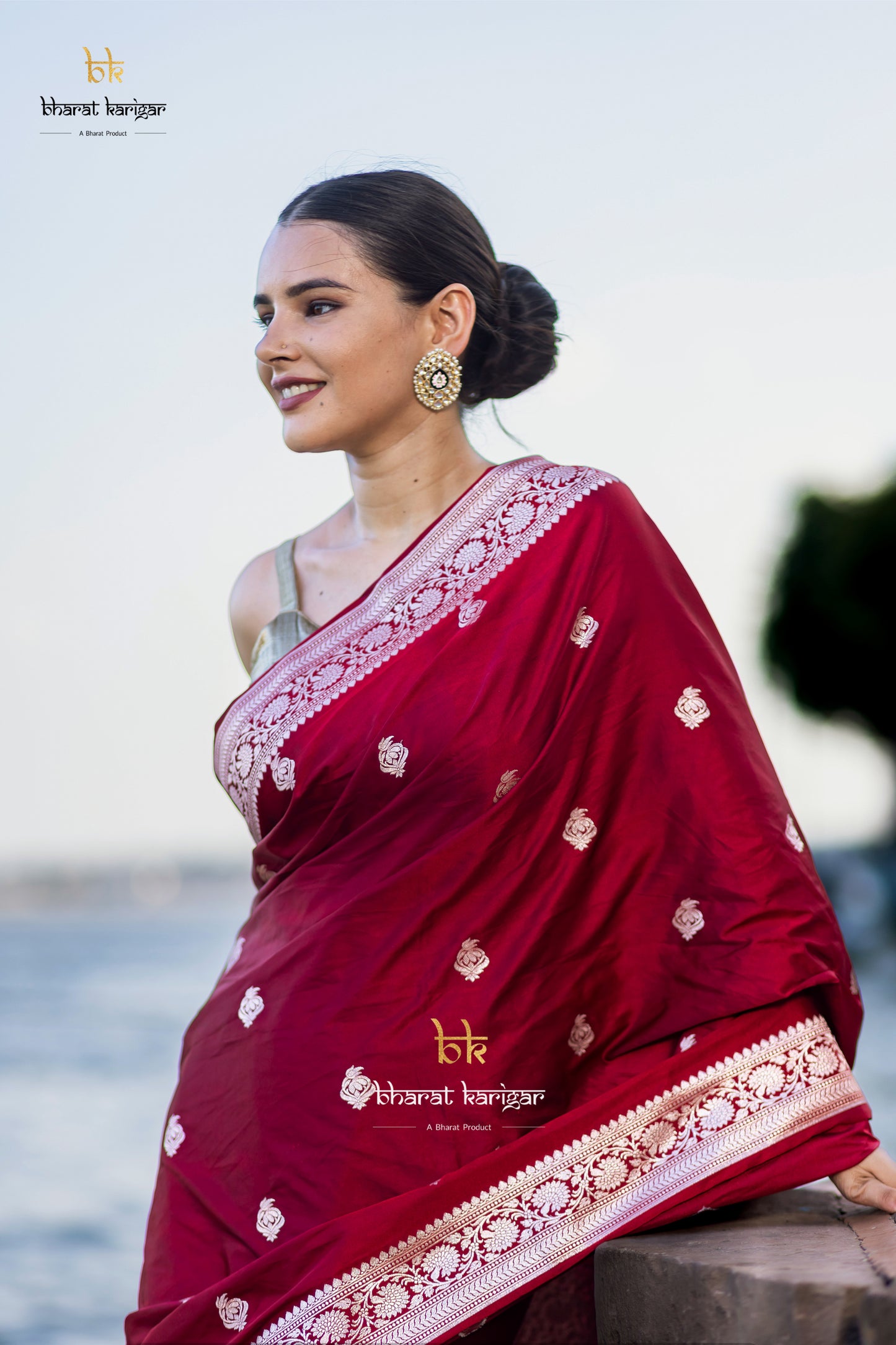 Banarasi mashru handloom Silk code-BYD077