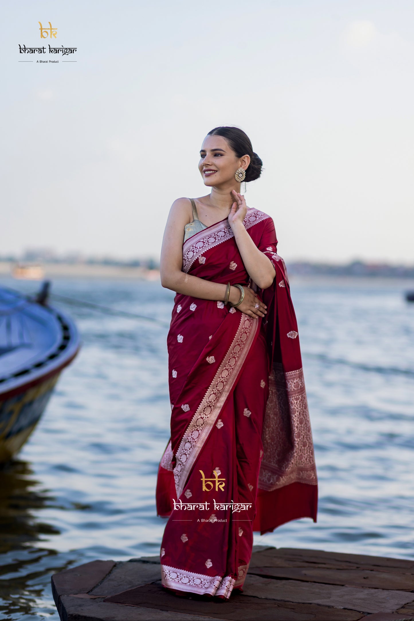 Banarasi mashru handloom Silk code-BYD077