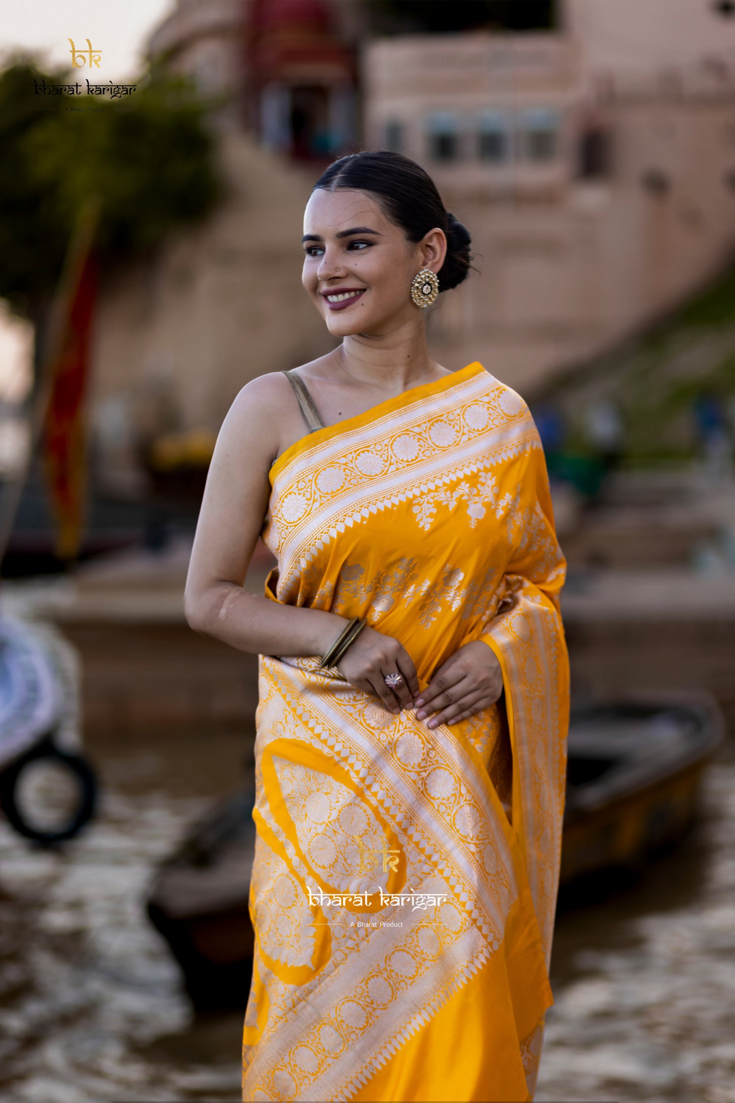 Banarasi mashru handloom Silk code-BYD075