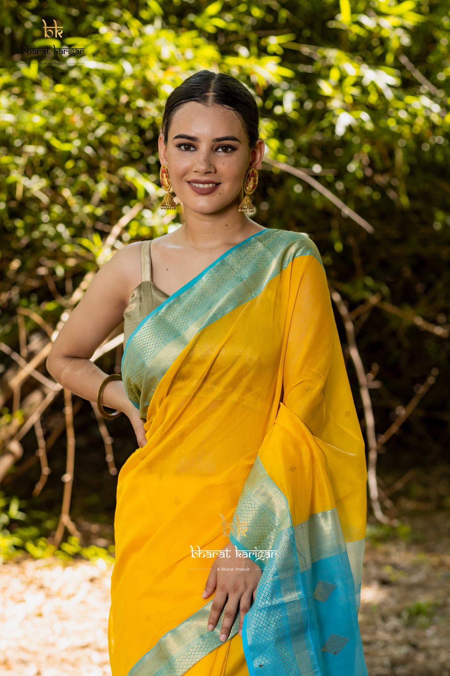 Maheshwari handloom Saree -Product code-THA027