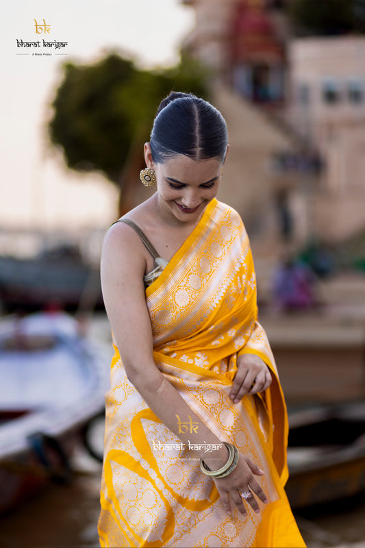 Banarasi mashru handloom Silk code-BYD075