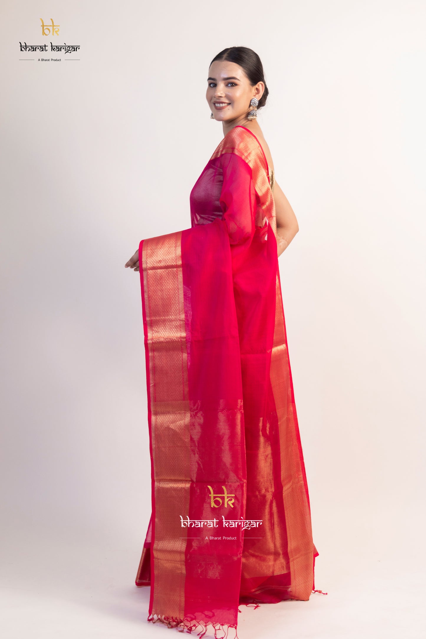 Maheshwari handloom Saree -Product code-THA017