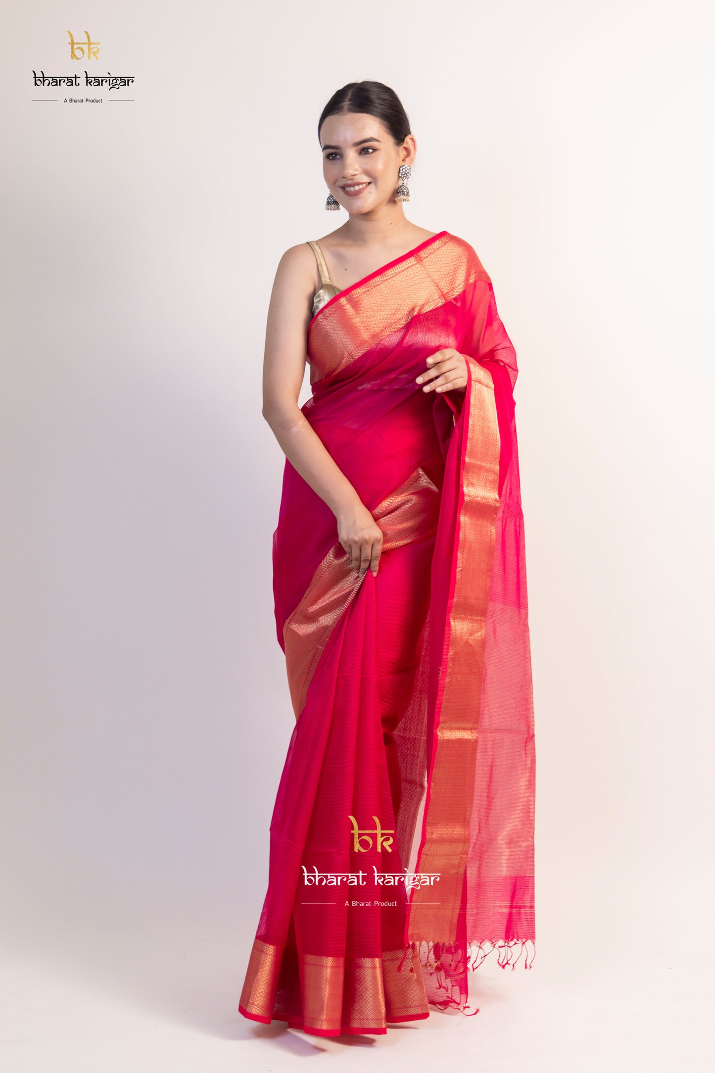 Maheshwari handloom Saree -Product code-THA017