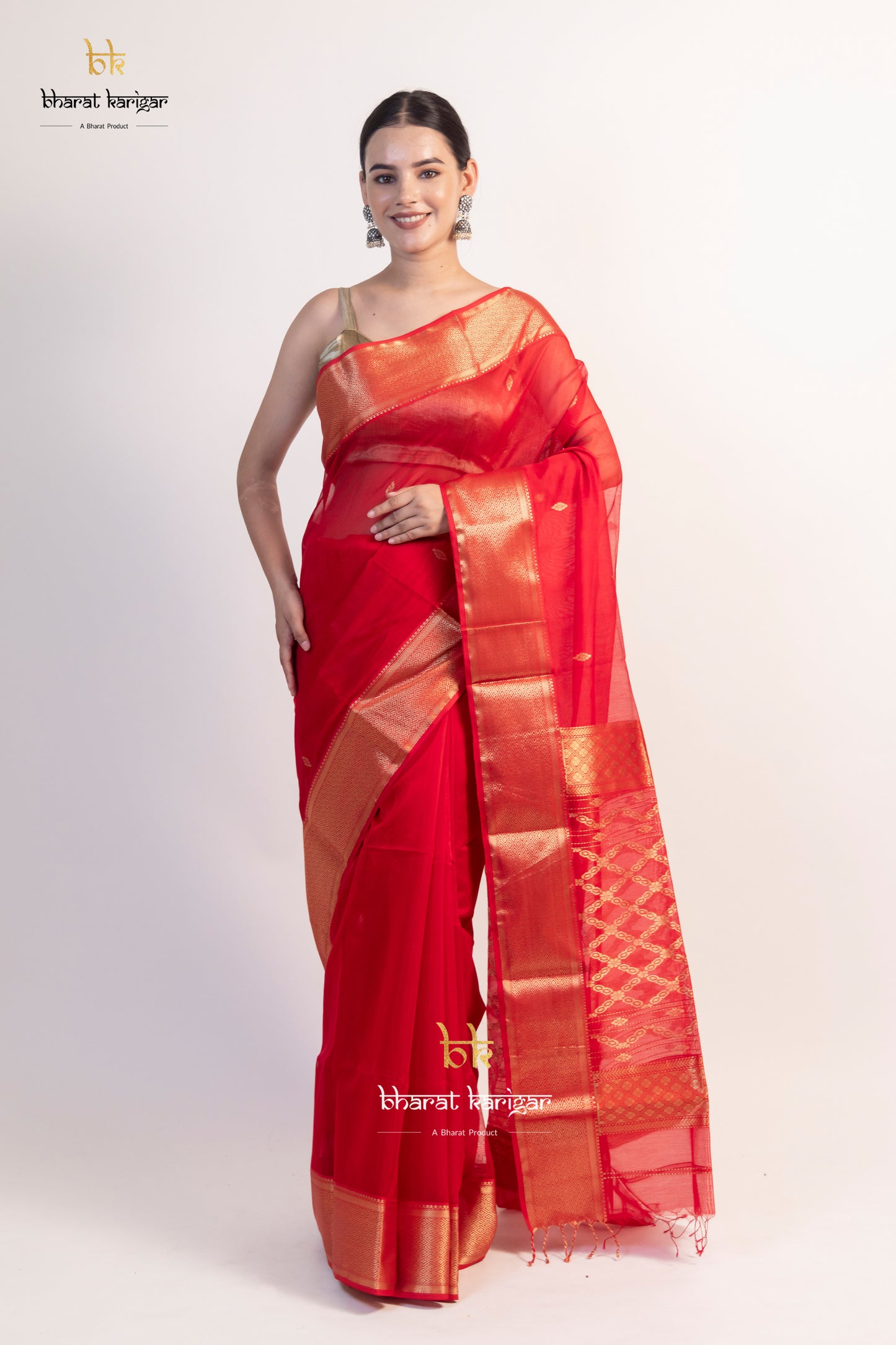 Maheshwari handloom Saree -Product code-THA016