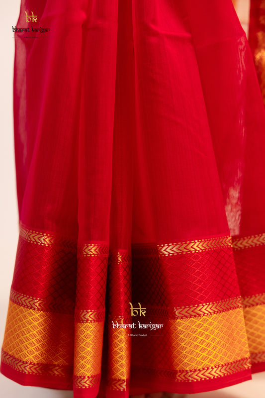 Maheshwari handloom Saree -Product code-THA013