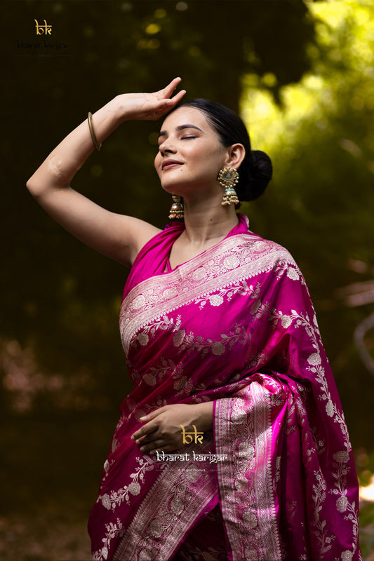 Banarasi mashru handloom Silk code-BYD083