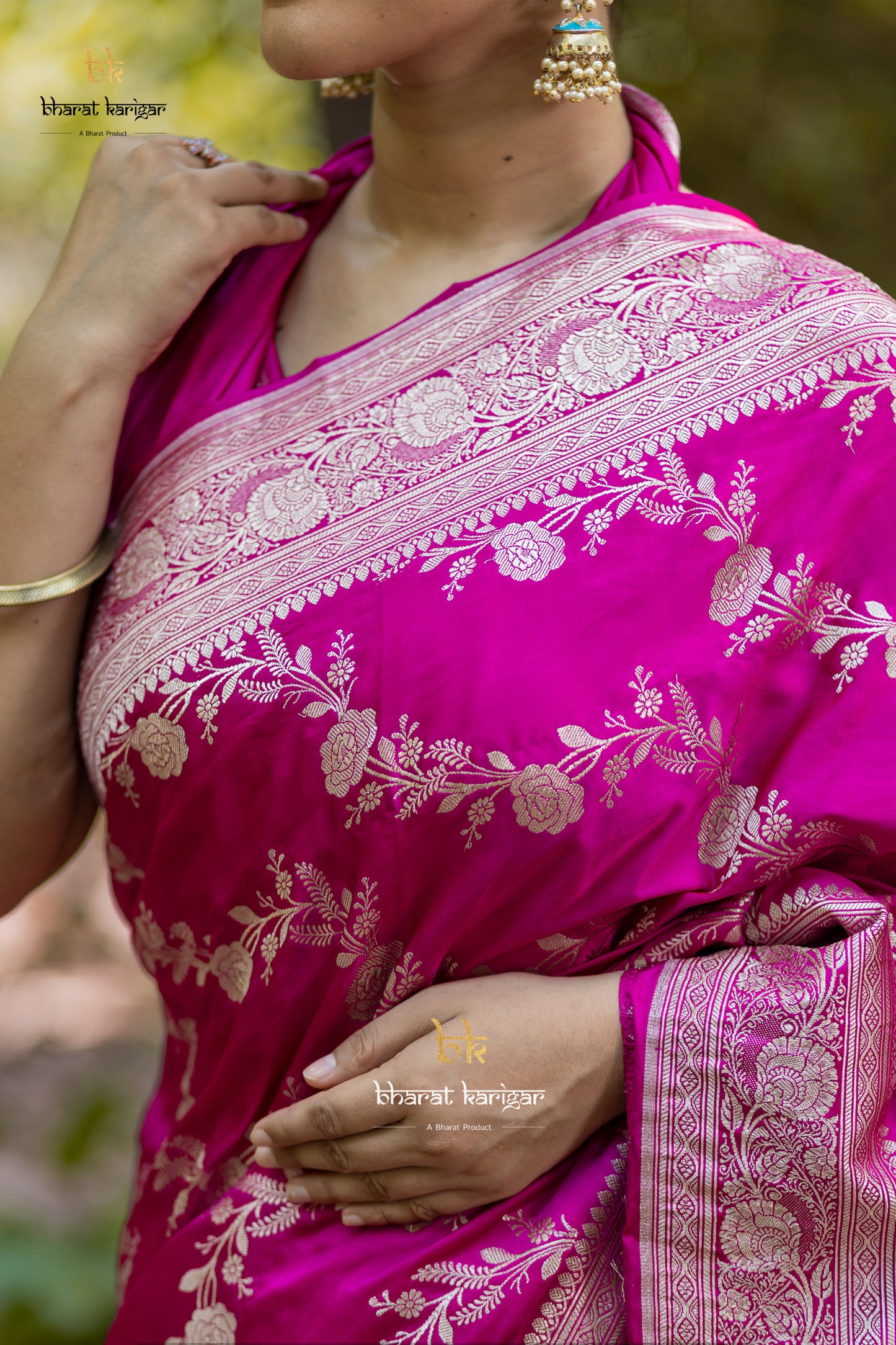 Banarasi mashru handloom Silk code-BYD083