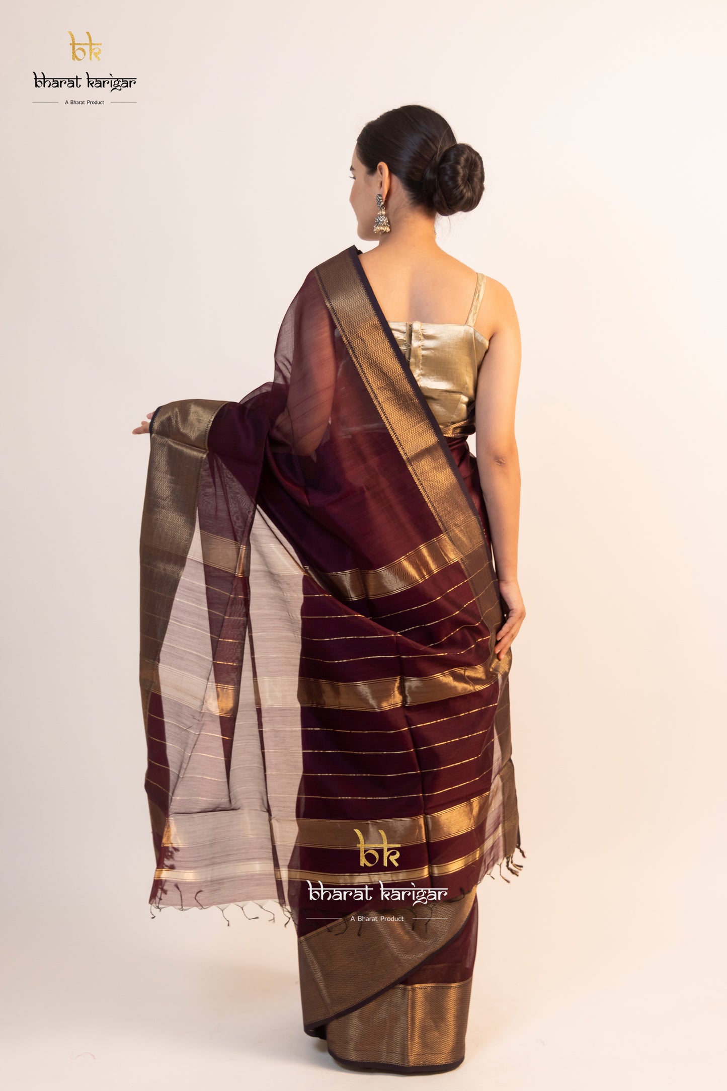 Maheshwari handloom Saree -Product code-THA009