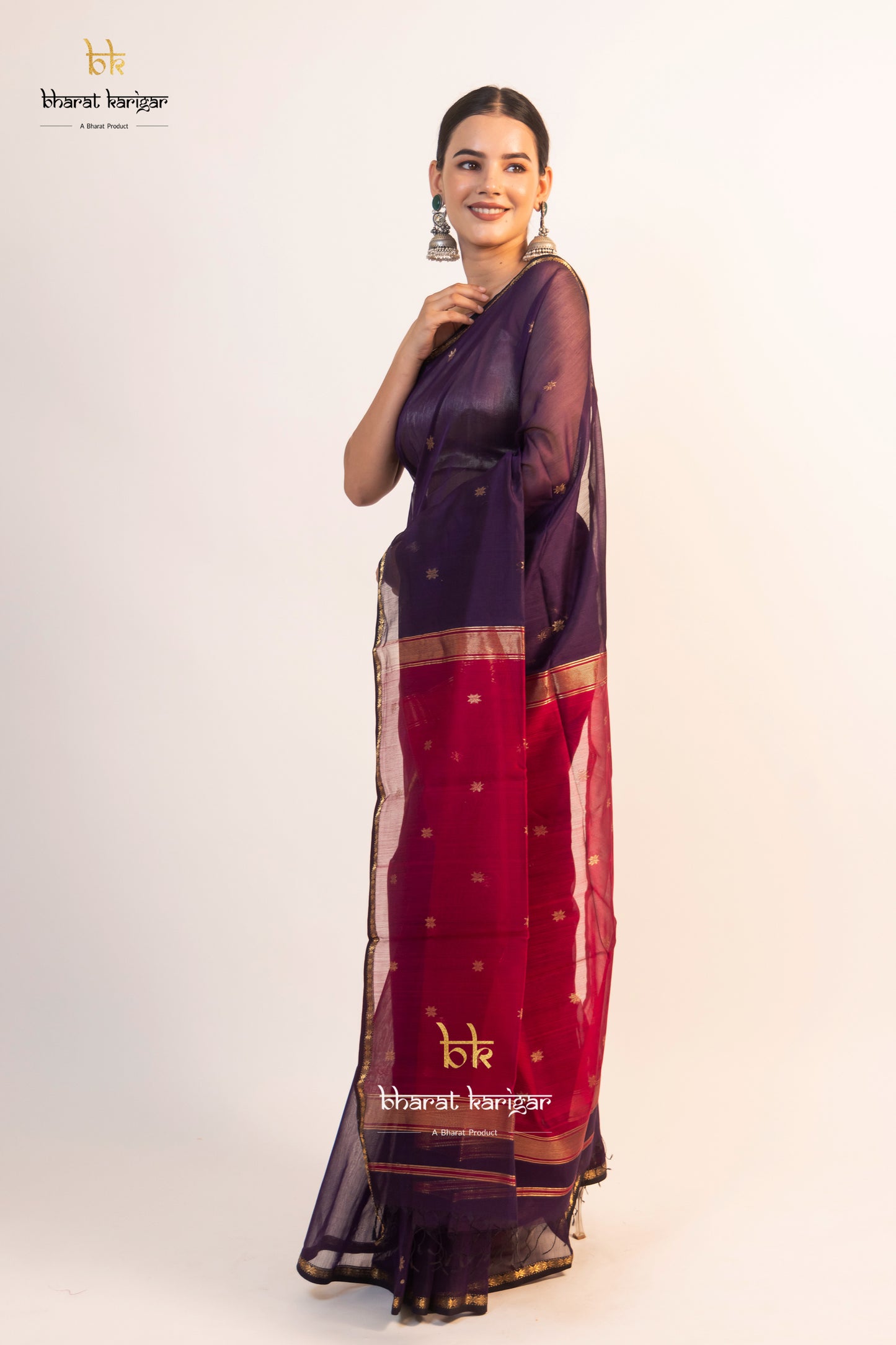 Maheshwari handloom Saree -Product code-THA008