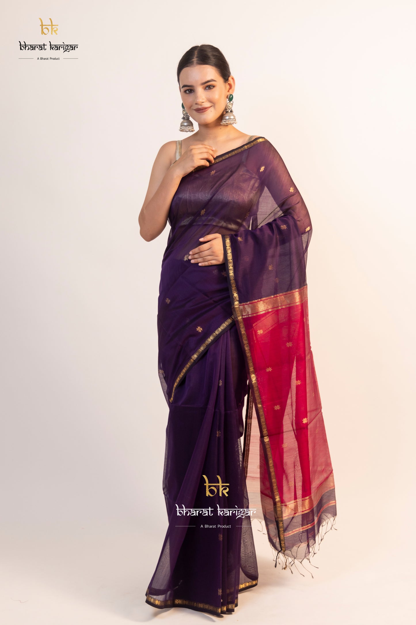 Maheshwari handloom Saree -Product code-THA008