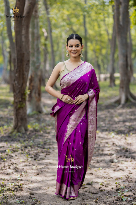 Banarasi mashru handloom Silk code-BYD073