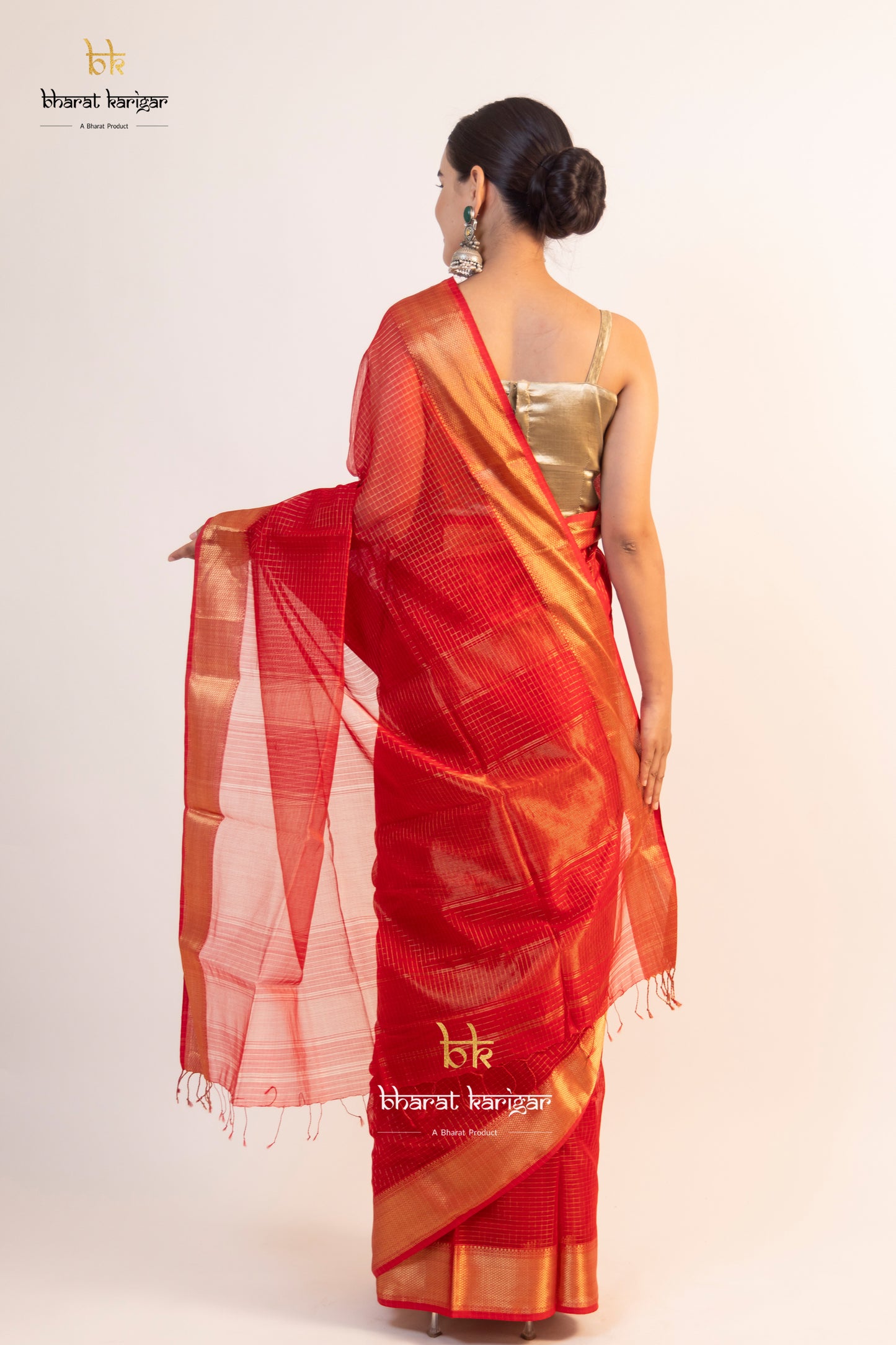 Maheshwari handloom Saree -Product code-THA004