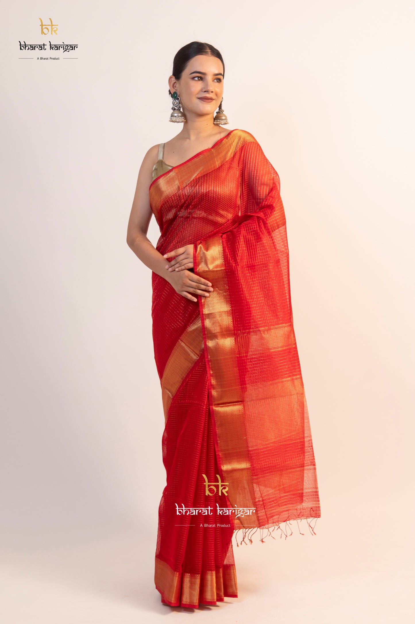 Maheshwari handloom Saree -Product code-THA004