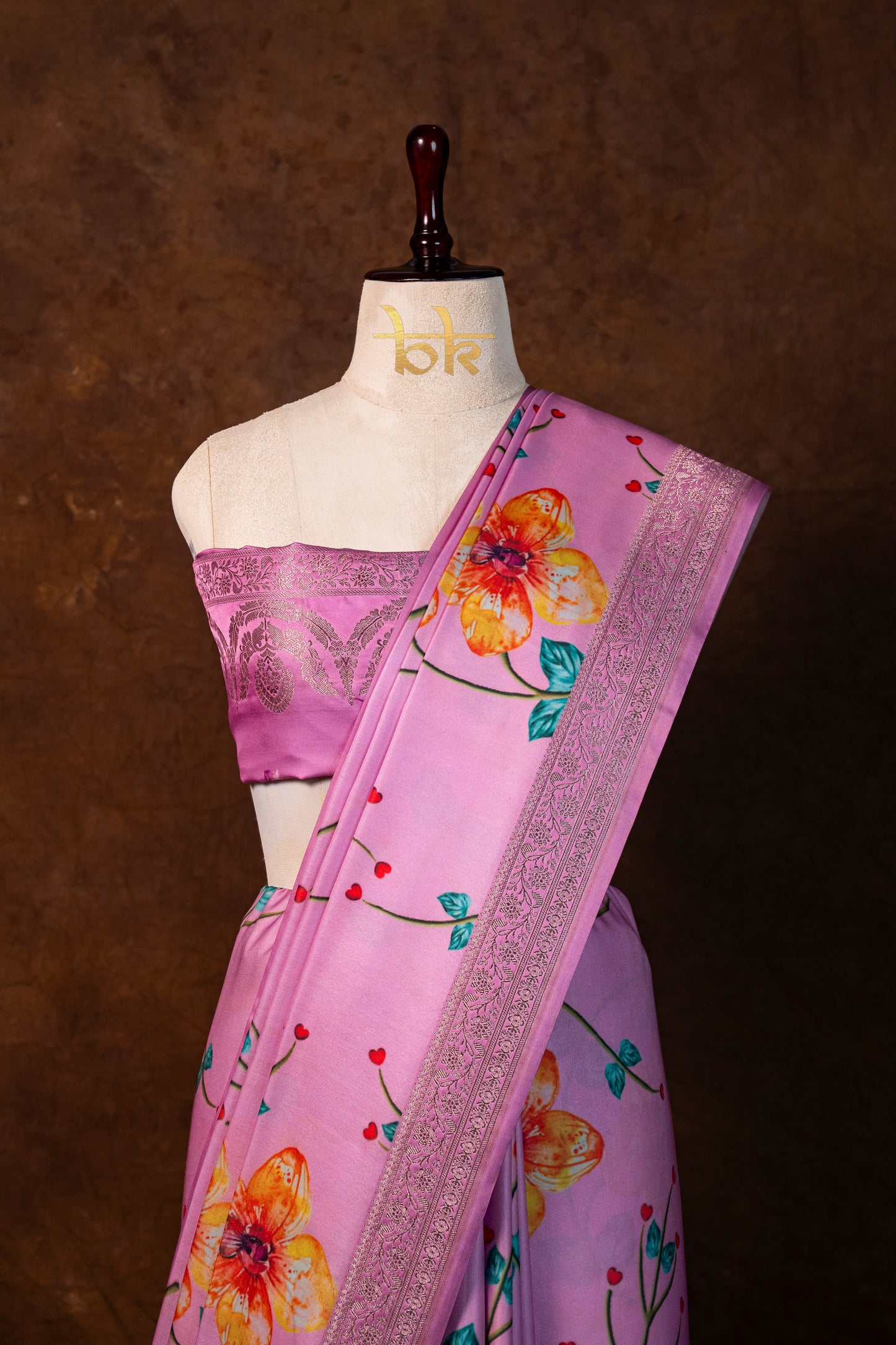 Banarasi mashru handloom Silk code-BYD014