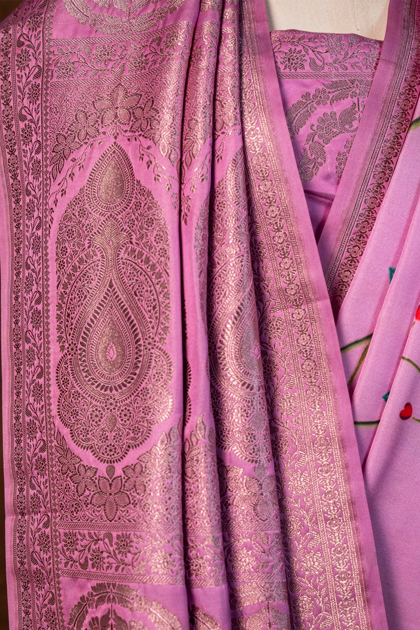 Banarasi mashru handloom Silk code-BYD014