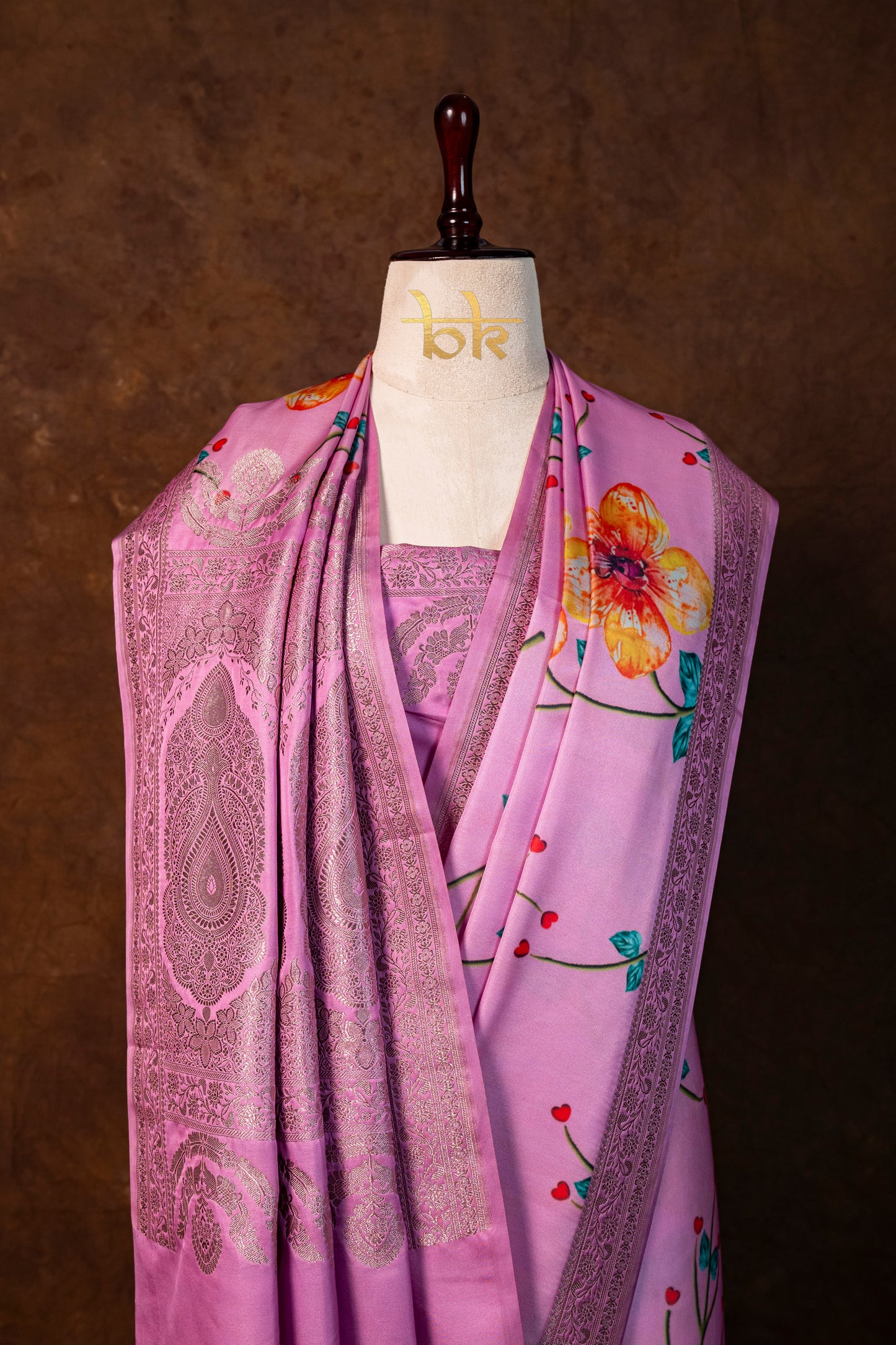 Banarasi mashru handloom Silk code-BYD014