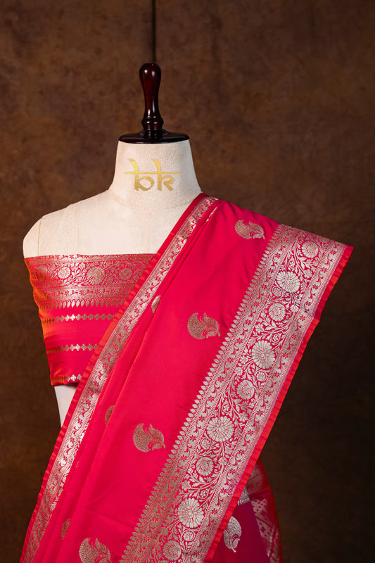 Banarasi mashru handloom Silk code-BYD016