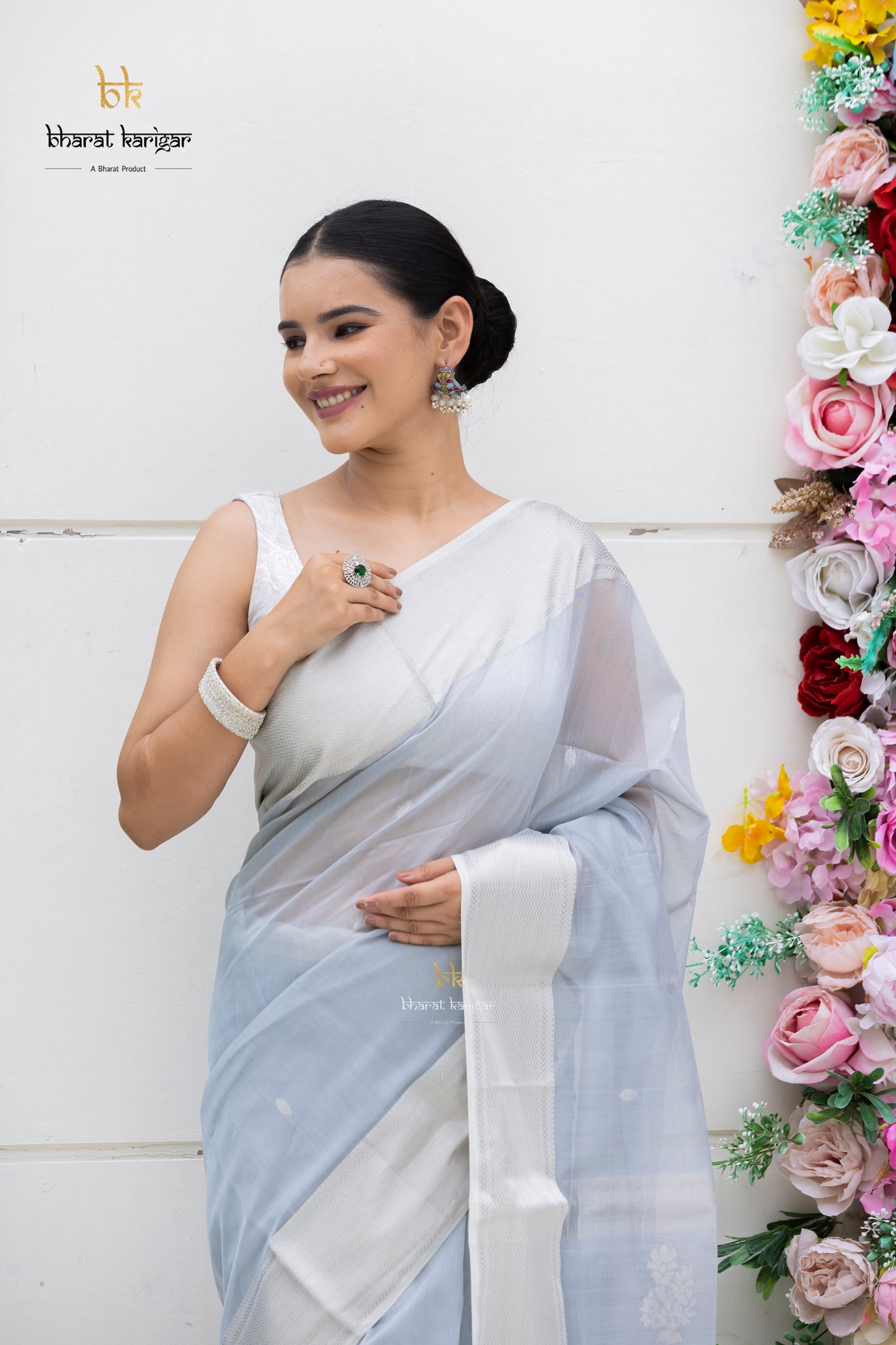 Maheshwari handloom Saree -Product code-THA034