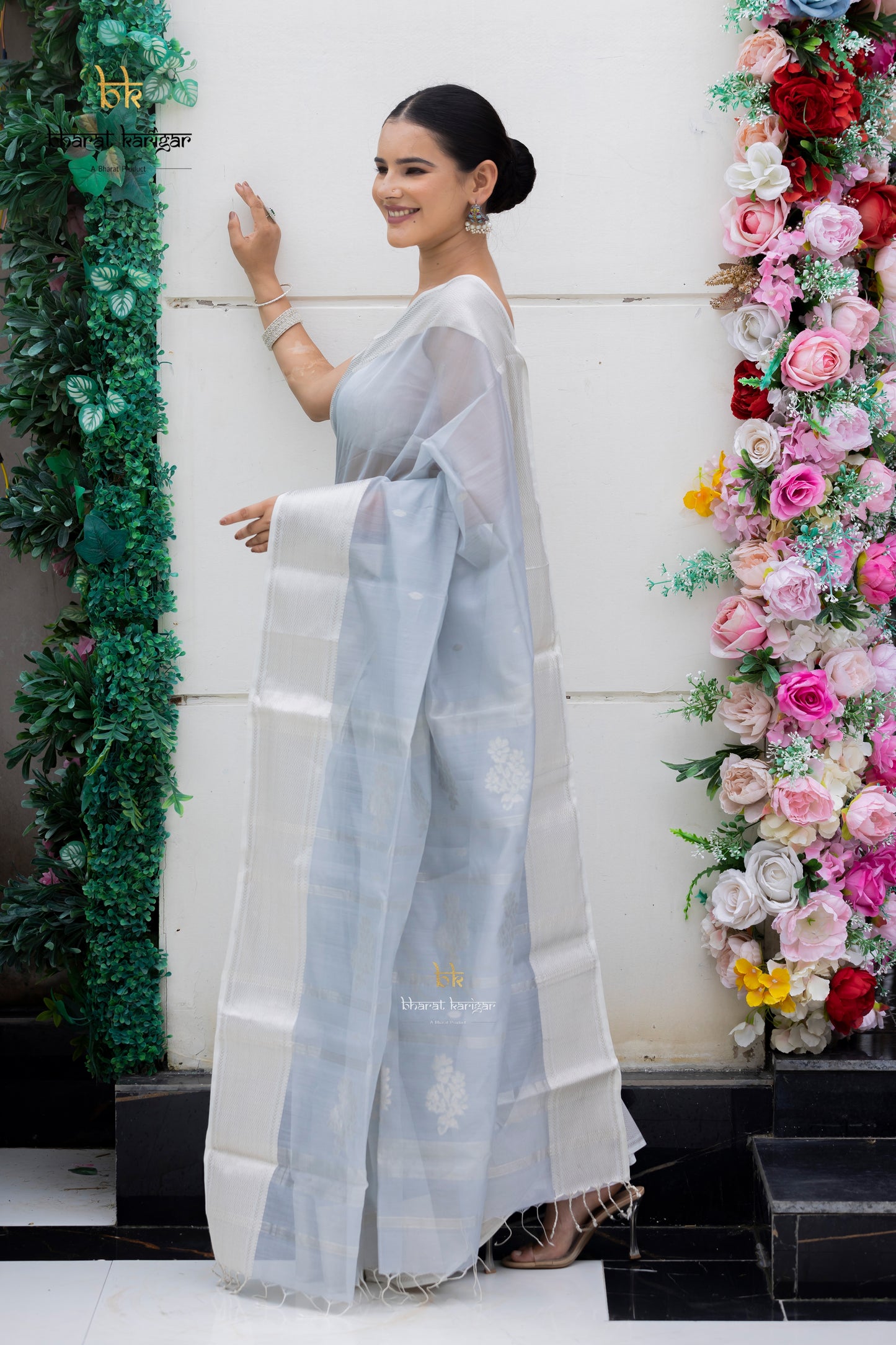 Maheshwari handloom Saree -Product code-THA034