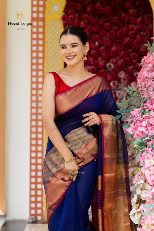 Maheshwari handloom Saree -Product code-THA040