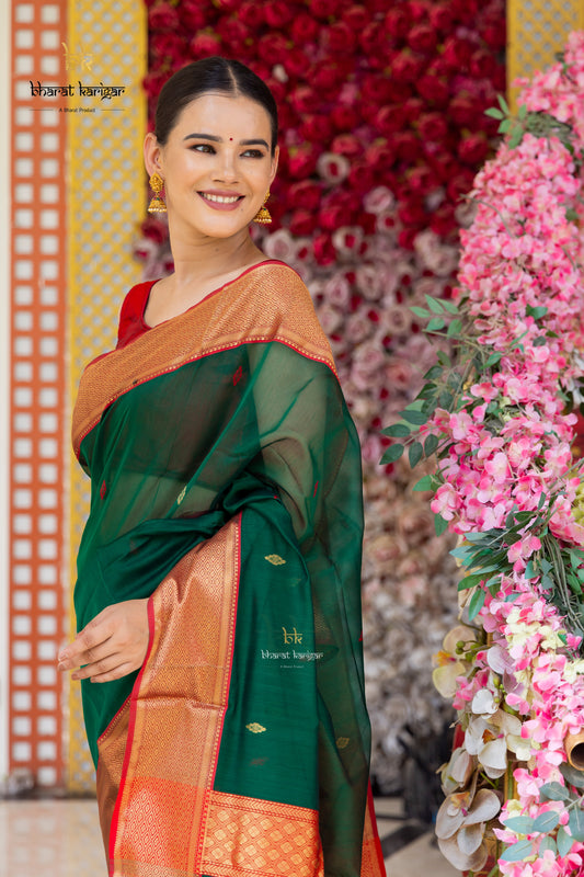 Maheshwari handloom Saree -Product code-THA044