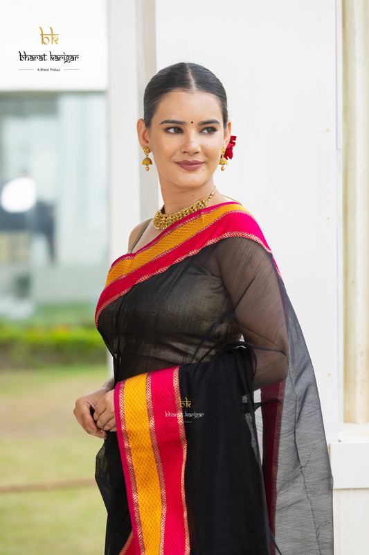 Maheshwari handloom Saree -Product code-THA046