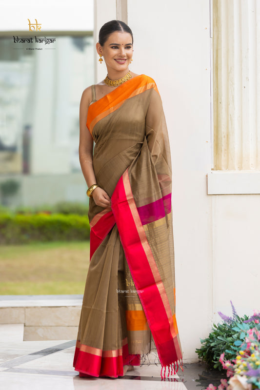 Maheshwari handloom Saree -Product code-THA048