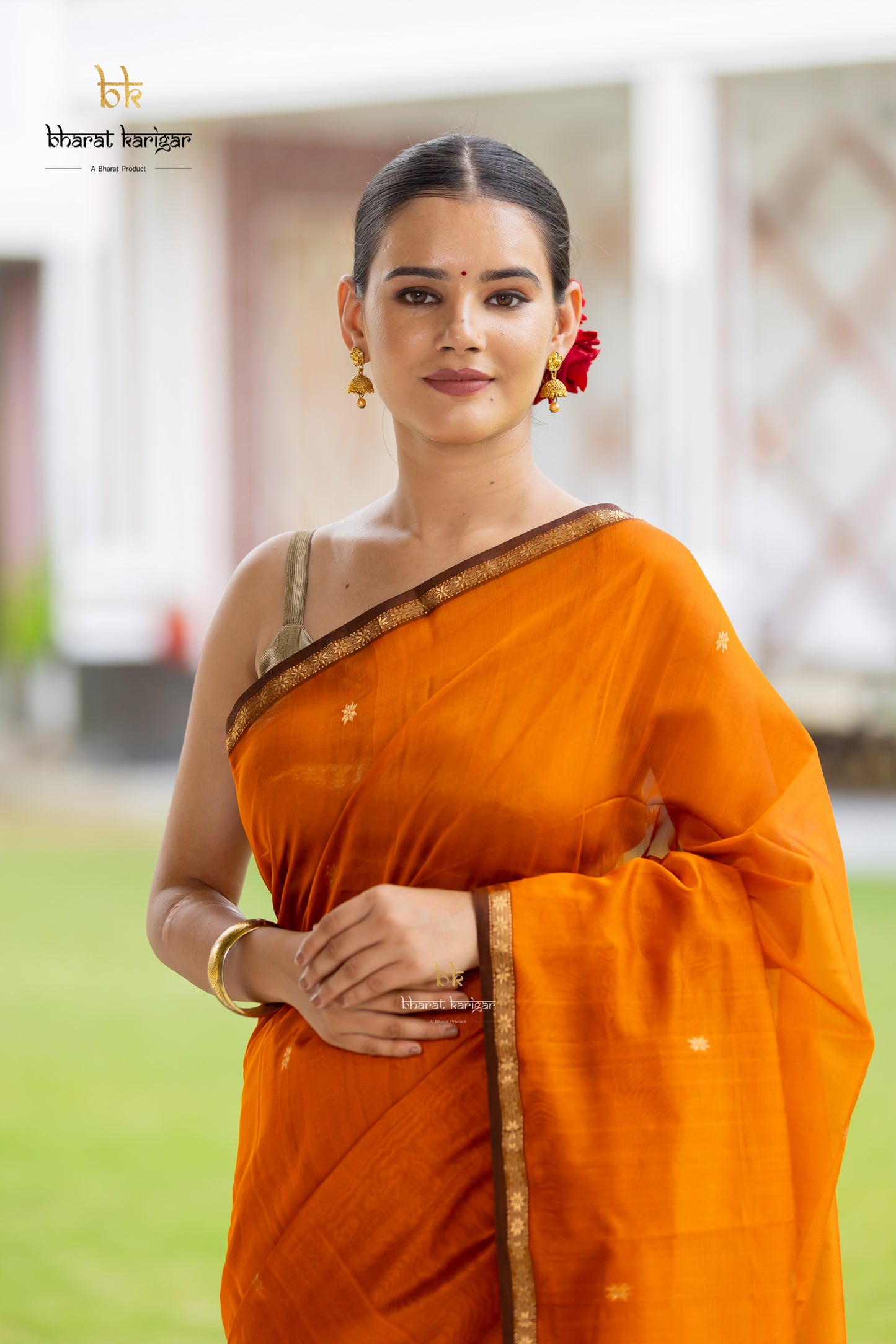 Maheshwari handloom Saree -Product code-THA050