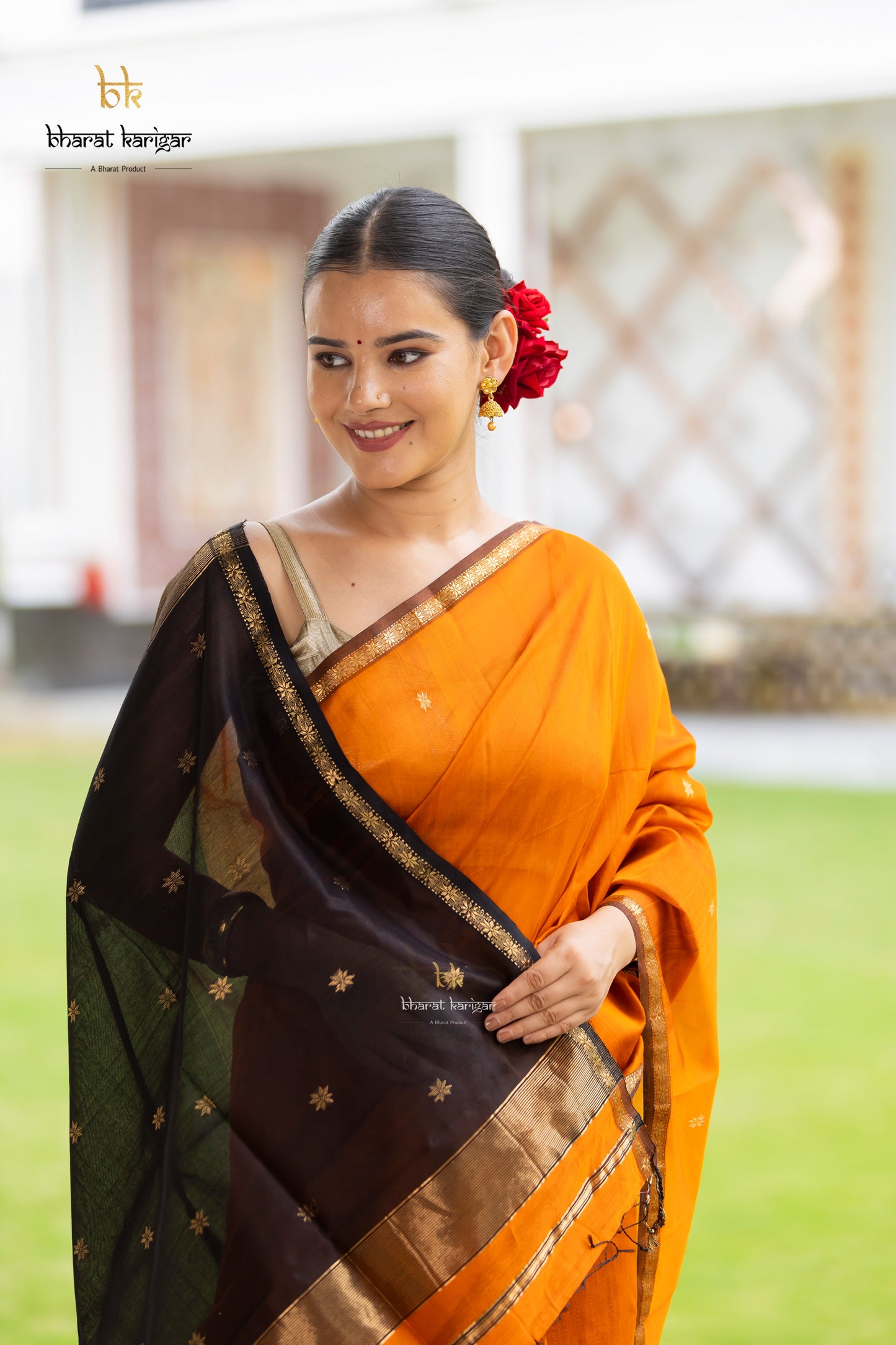 Maheshwari handloom Saree -Product code-THA050