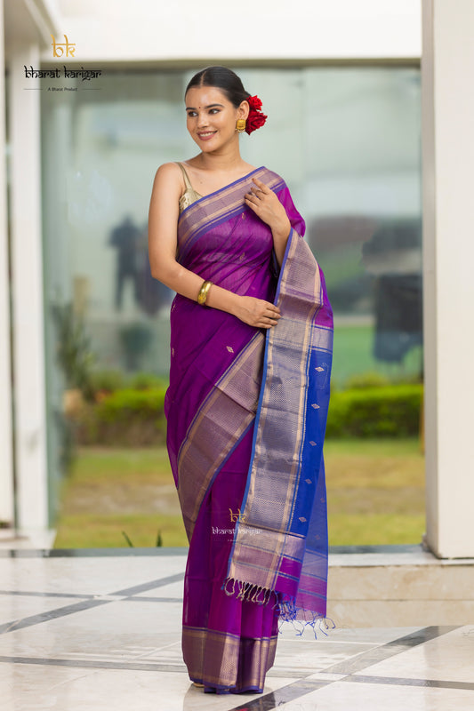 Maheshwari handloom Saree -Product code-THA053