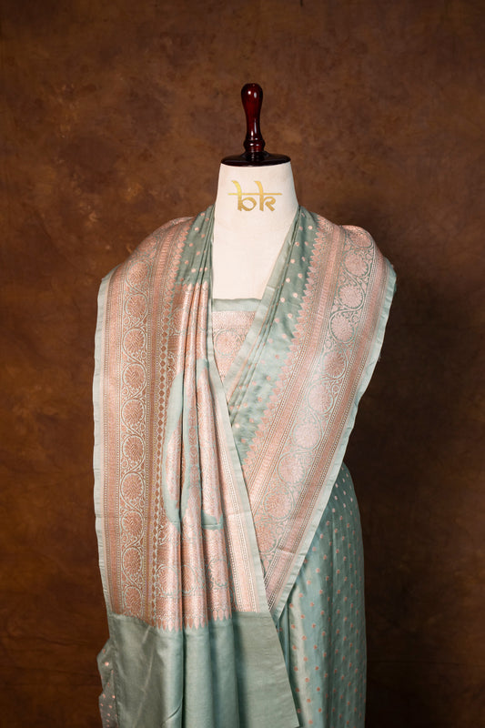 Banarasi mashru handloom Silk code-BYD018