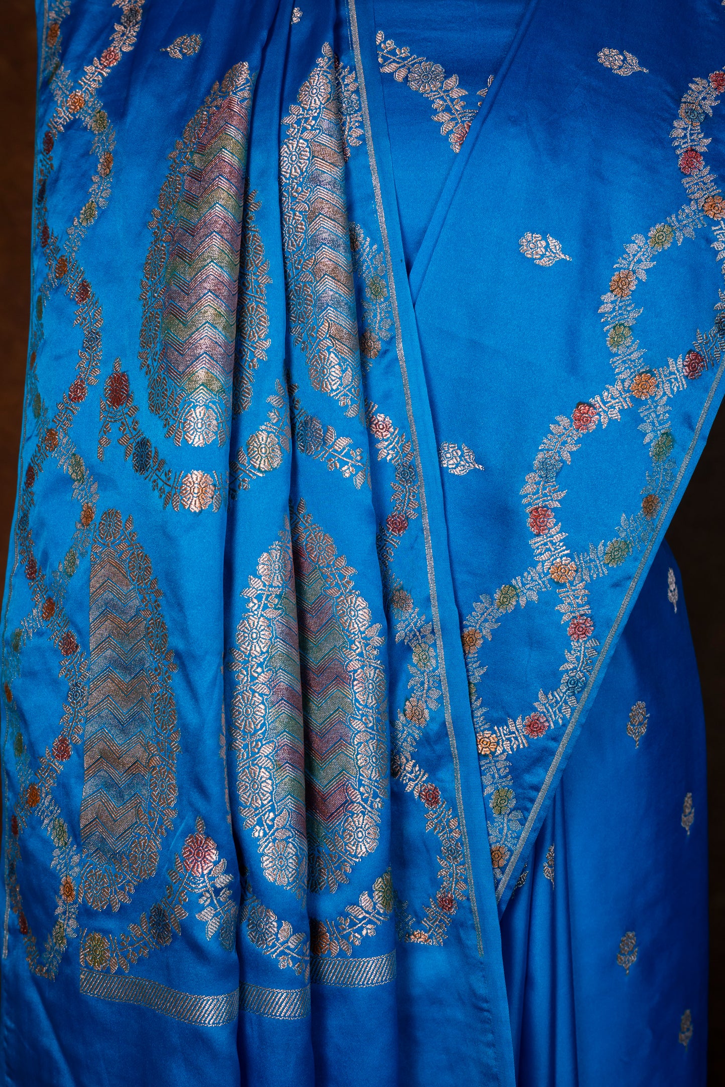 Banarasi mashru handloom Silk code-BYD021