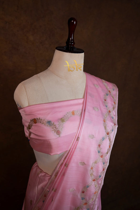 Banarasi mashru handloom Silk code-BYD022