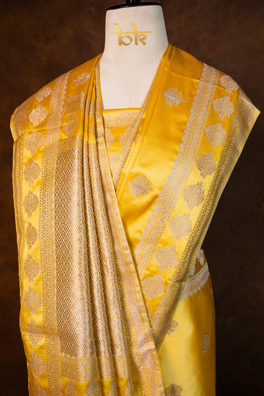 Banarasi mashru handloom Silk code-BYD027