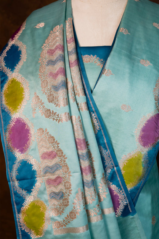 Banarasi mashru handloom Silk code-BYD028