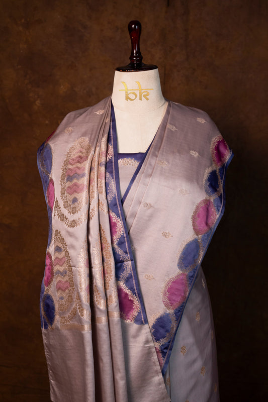 Banarasi mashru handloom Silk code-BYD006