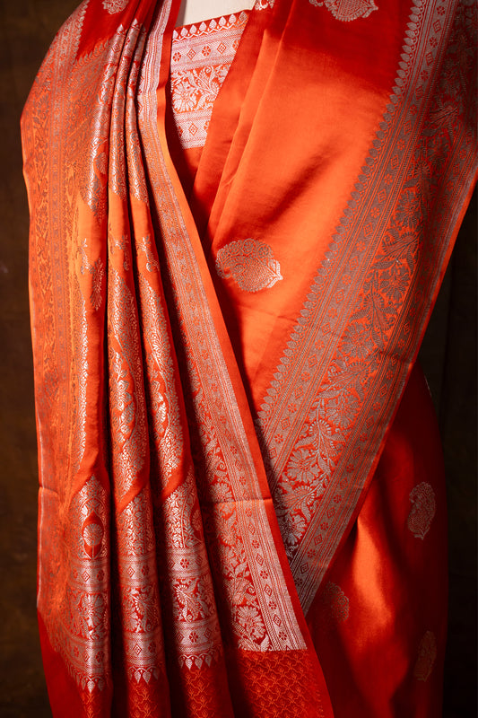 Banarasi mashru handloom Silk code-BYD044
