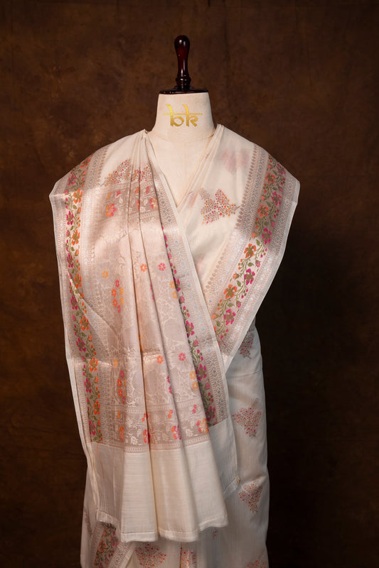 Banarasi mashru handloom Silk code-BYD003