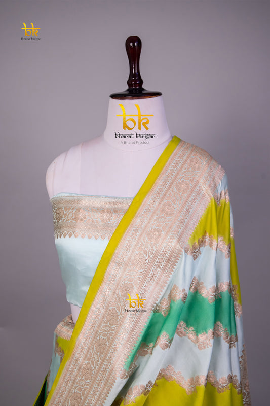Banarasi mashru handloom Silk code-BYD090